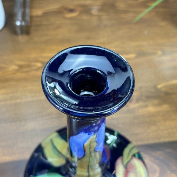 Vintage Candle Holder Royal Stanley Jacobean Hand Painted Pottery Candle Stick - Picture 7 of 15